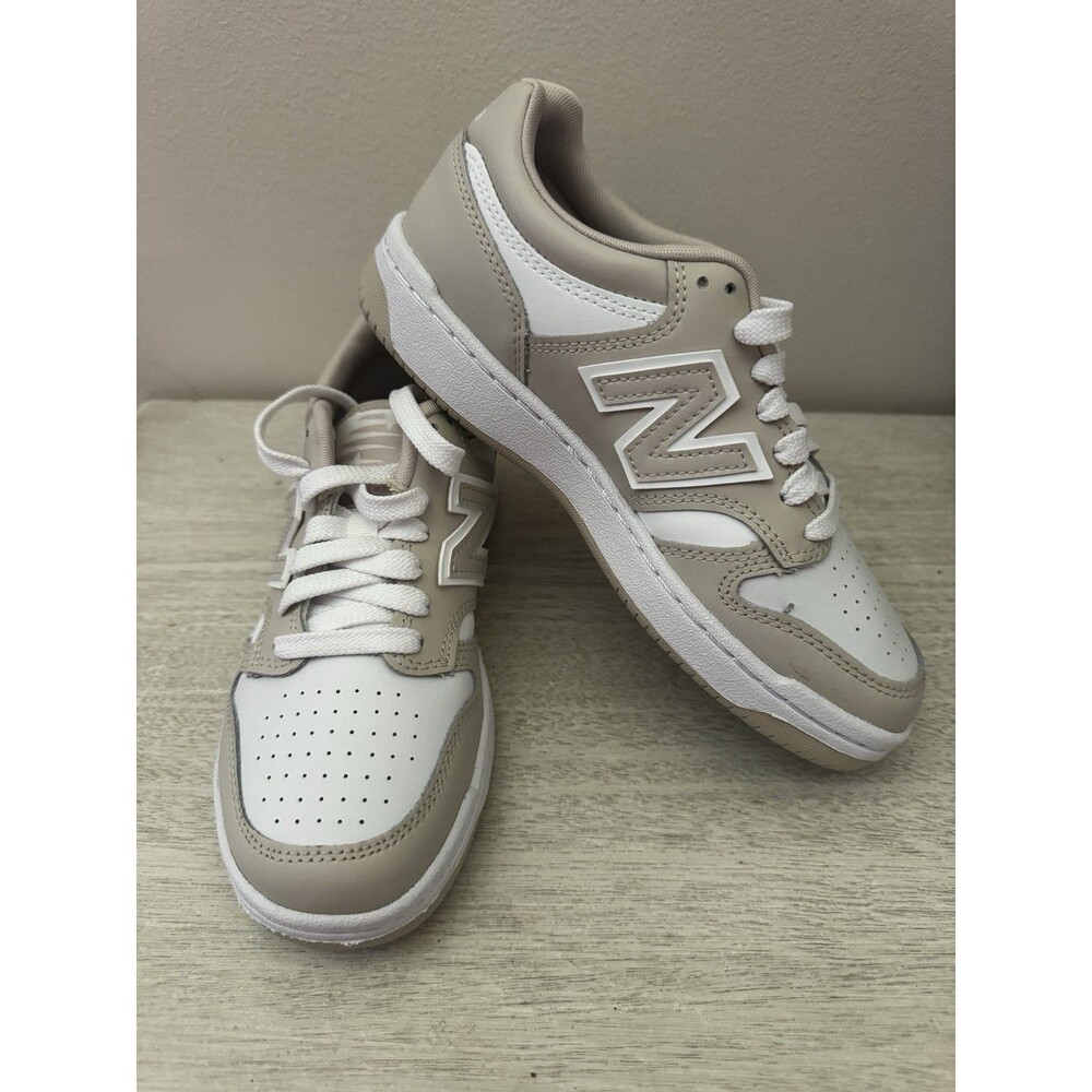 New Balance 480 Youth Shoes Size 4 Timberwolf White GSB480LB New No Box